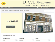 Tablet Screenshot of bct-immobilier.fr